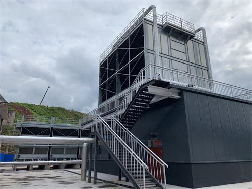 方形冷卻塔的組成與安裝(225噸方形冷卻塔安裝步驟)
