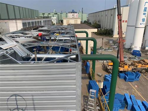 圓形逆流式冷卻塔的工作過程