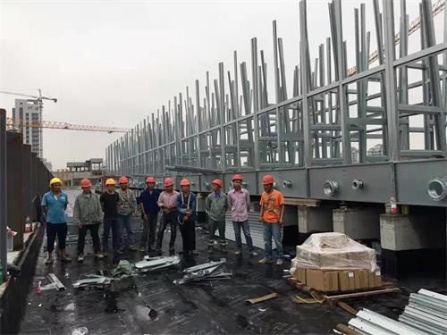 具體來看看玻璃鋼冷卻塔的結構和特點(工業型玻璃鋼