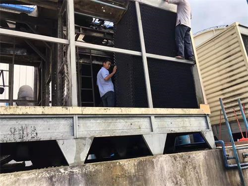 玻璃鋼冷卻塔出現(xiàn)問題應該怎么解決？