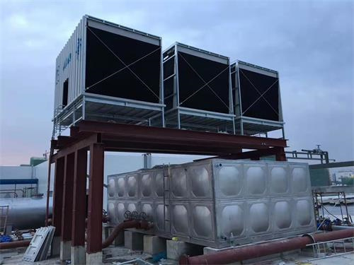 低噪音玻璃鋼冷卻塔效果好實用也方便