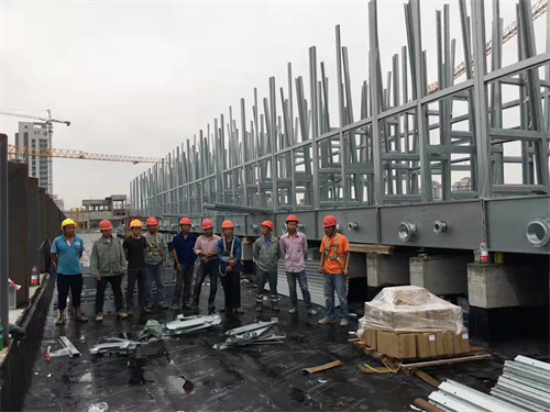 圓形逆流式玻璃鋼冷卻塔原理與構造(圓形逆流式玻璃